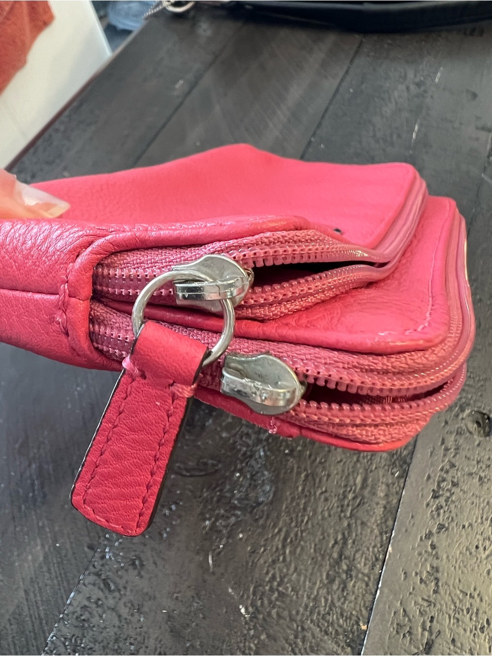 Coach Pink Pebbled Leather Wallet - Picture 6 of 6